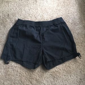 Madewell side tie pull on shorts
